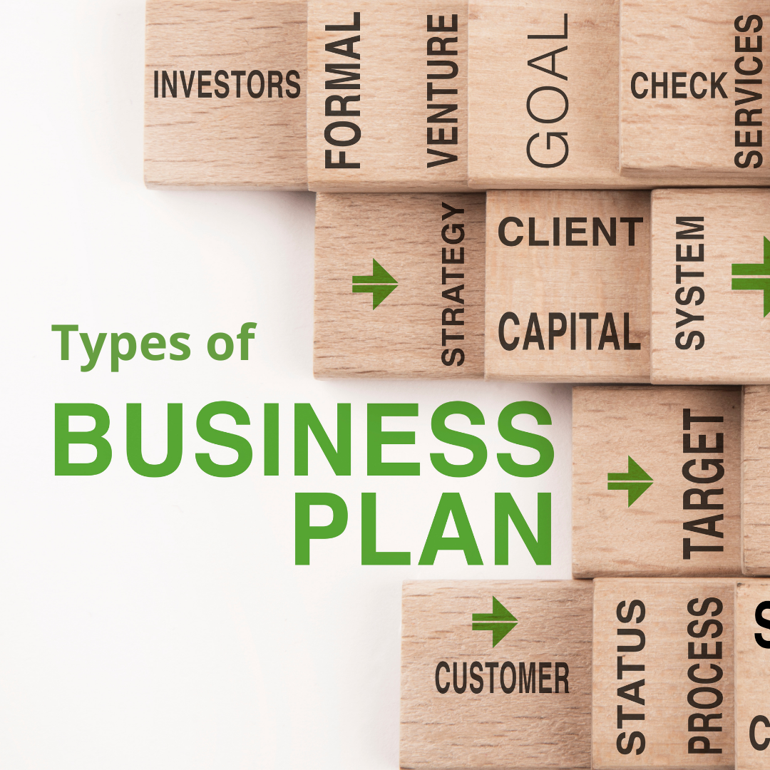 2. what are the four main types of business plans